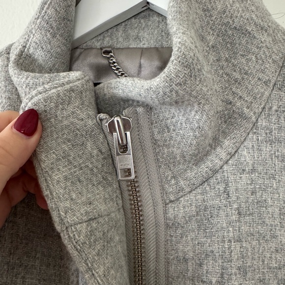 J. Crew Light Gray Pea Coat - Picture 5 of 10